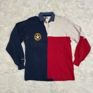 Barbarian Rugby Wear Vintage Texas Flag Rugby Shirt From Texas Cantina Rare XL